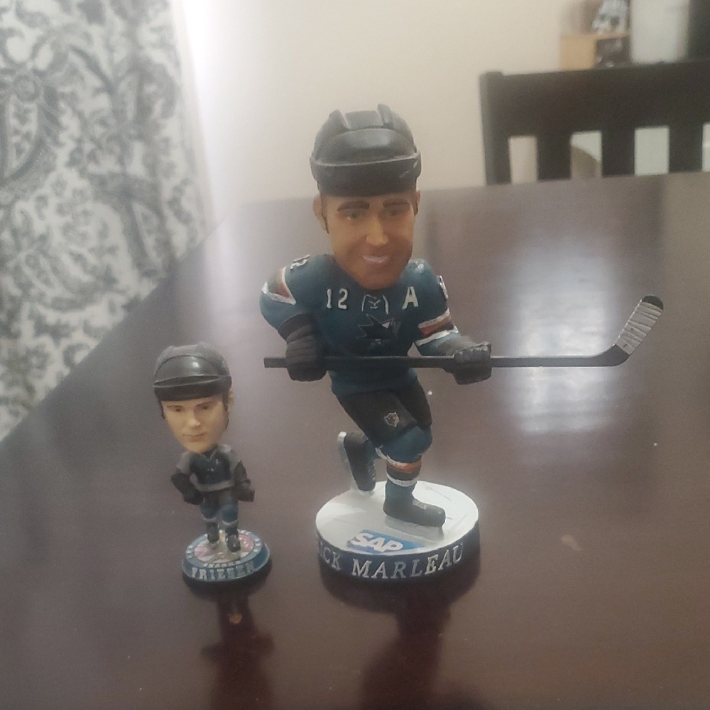 San Jose Sharks Bobblehead Set - Black and Blue